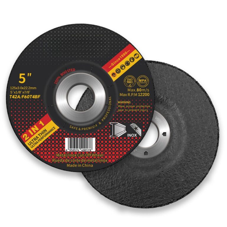 Fabricante de discos de corte de 5 pulgadas