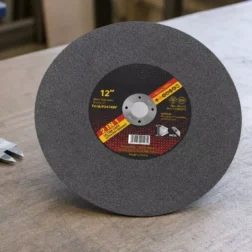 Disco de corte de 12 pulgadas (300 x 2.5 x 25.4 mm) para corte fino de acero en sierras de inglete estacionarias