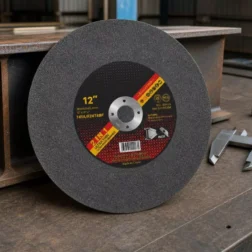Disco de corte de 12 pulgadas (300 mm) para servicio pesado, con espesor de 3.0 mm, para acero estructural y sierras de inglete de 12 pulgadas