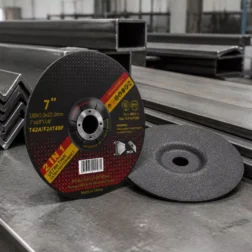 Disco de desbaste de centro deprimido T42 de 7 pulgadas para desbaste de cordones de soldadura, preparación de superficies y fabricación de acero estructural